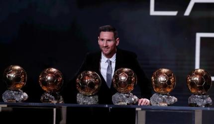 PICS: Messi wins record sixth Ballon d'Or