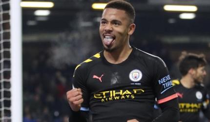 EPL PIX: Jesus double gives Man City much-needed win