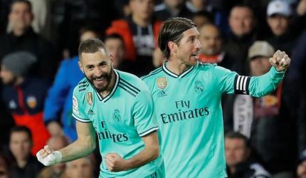 La Liga PICS: Real salvage draw after Courtois header 