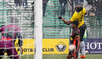 PIX: Real Kashmir sizzle in the snow to go top of I-League