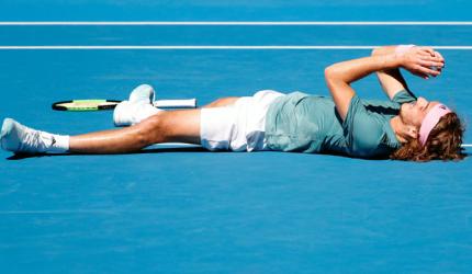 Aus Open: Greek trailblazer Tsitsipas continues Melbourne quest