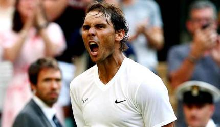 PIX: Nadal survives Kyrgios test in Wimbledon thriller
