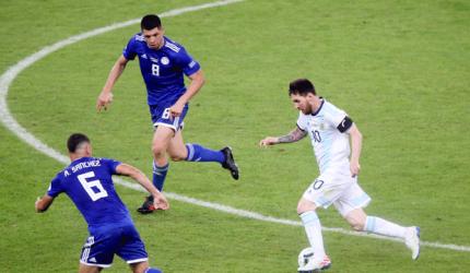 Copa America: Messi penalty rescues Argentina