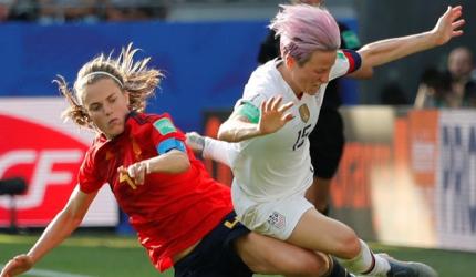 FIFA Women's WC: Rapinoe takes US into quarters