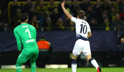 Kane scores as Spurs stroll into Champions League quarters