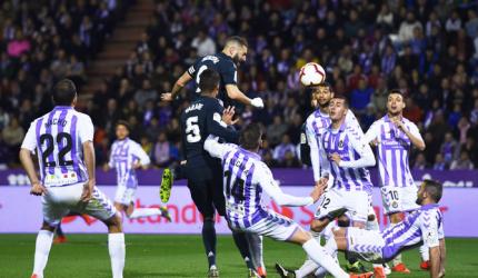 La Liga PIX: Benzema scores twice in dramatic away win for Madrid