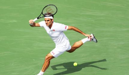 Tennis PIX: Federer, Nadal win openers; Serena retires