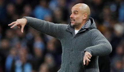 Man City's Guardiola makes surprise Champions League admission