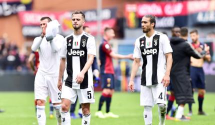 Ronaldo-less Juve suffer first league defeat of the season