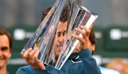 Indian Wells: Thiem topples Federer to win title; Andreescu stuns Kerber