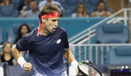 Ferrer stuns Zverev, Federer fights back; Osaka out