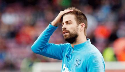 Pique returns 'home' to Old Trafford with Barca