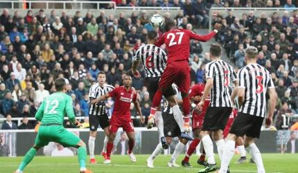 EPL PICS: Origi header keeps Liverpool's hopes alive