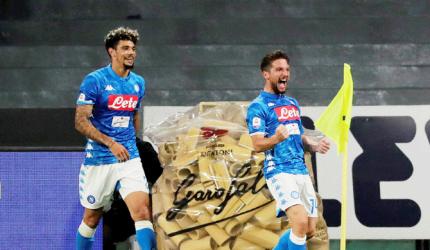 Soccer PIX: Inter lose, top-four finish in balance