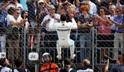 Hamilton honours Lauda with Monaco pole for Mercedes