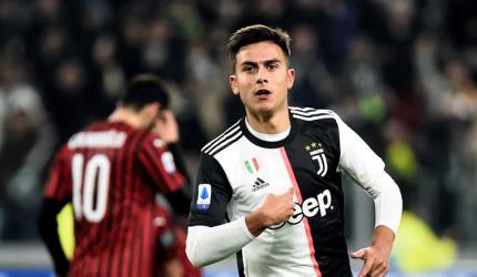 Pics: Dybala sinks Milan; Lyon lose in Marseille