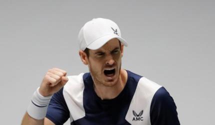Davis Cup Finals: Murray gives Britain lead, Serbia win