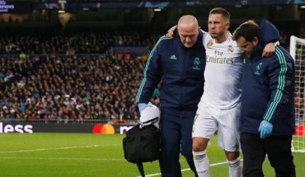 Real's Hazard has bruised ankle, should make 'Clasico'