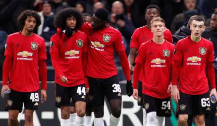 Europa League PIX: Manchester United and Arsenal lose