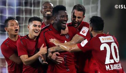 ISL: Gyan's late strike gives NorthEast victory