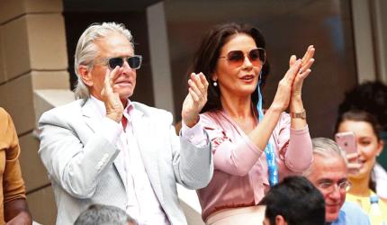 PICS: Zeta-Jones, Thurman fall under Nadal's spell