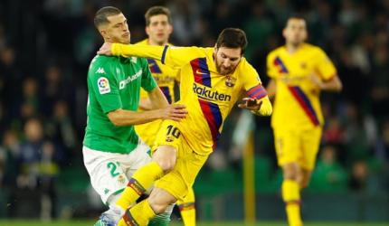 La Liga: Messi leads thrilling Barca; Real down Osasuna