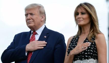 Trump, Melania to be accorded traditional welcome