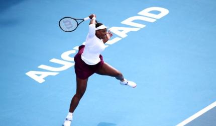 Tennis: Serena breezes into second round in Auckland