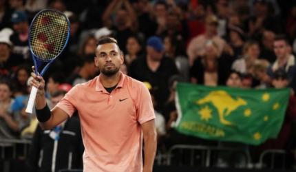 Kyrgios puts it in perspective as he advances