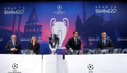 5 former winners in same half of Champions League draw