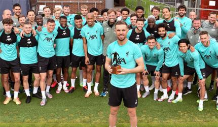 Liverpool's Henderson England's Footballer of the Year