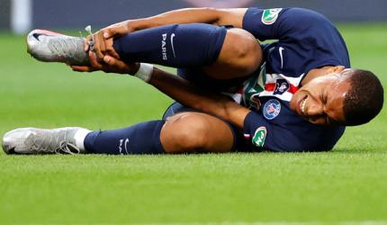 PSG confirm Mbappe suffers ankle sprain