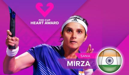 Sania Mirza nominated for Fed Cup Heart award