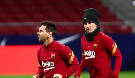 Infighting in Barca? Griezmann denies rift with Messi