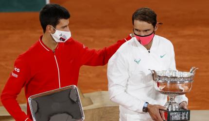 Djokovic is in awe of Nadal's French open performance
