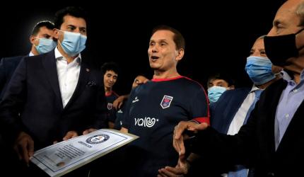 Football: Egyptian grandad world's oldest soccer pro