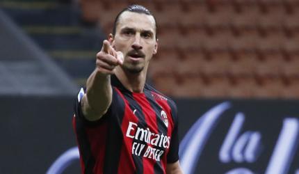 Football: Ibrahimovic nets landmark goal