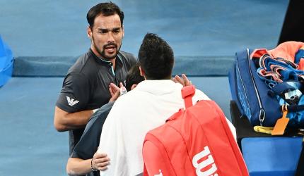 Italian affair ends in heated row at Australian Open