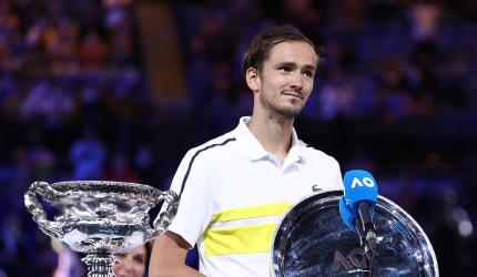 Medvedev hopes for more chances to end Slam drought