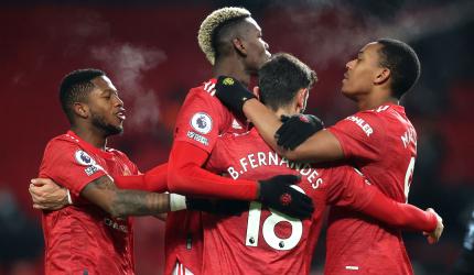 EPL: Man United close in on Liverpool with Villa win