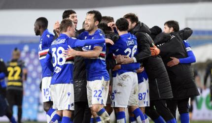 Serie A PICS: Sampdoria stun Inter Milan