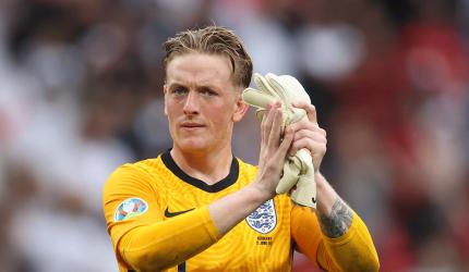 England 'keeper Pickford breaks 55-year-old record 