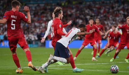 Laser pen, dubious penalty decision mar England win