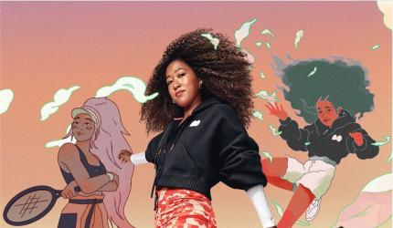 Osaka exhorts girls to embrace being 'different'