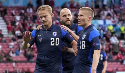 Euro PIX: Finland win but game overshadowed by Eriksen