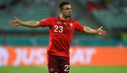 Euro PIX: Shaqiri shines as Swiss beat Turkey