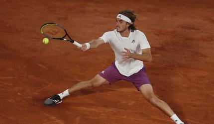 French Open PIX: Tsitsipas, Zverev, Osaka advance