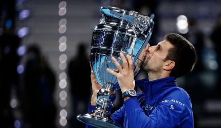Djokovic downs Ruud for winning start at ATP Finals