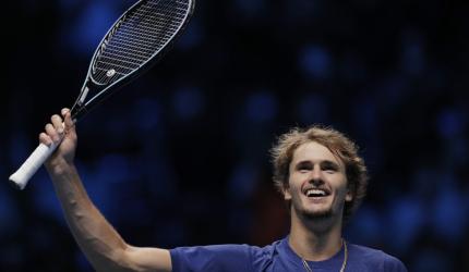 Zverev downs Medvedev to win second ATP Finals crown