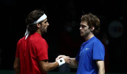 Champions Spain out of Davis Cup after loss to Russia